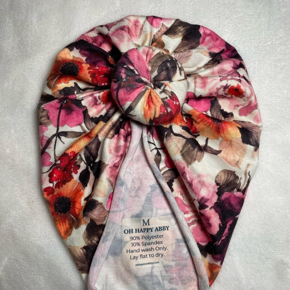 Floral Turban Headwrap